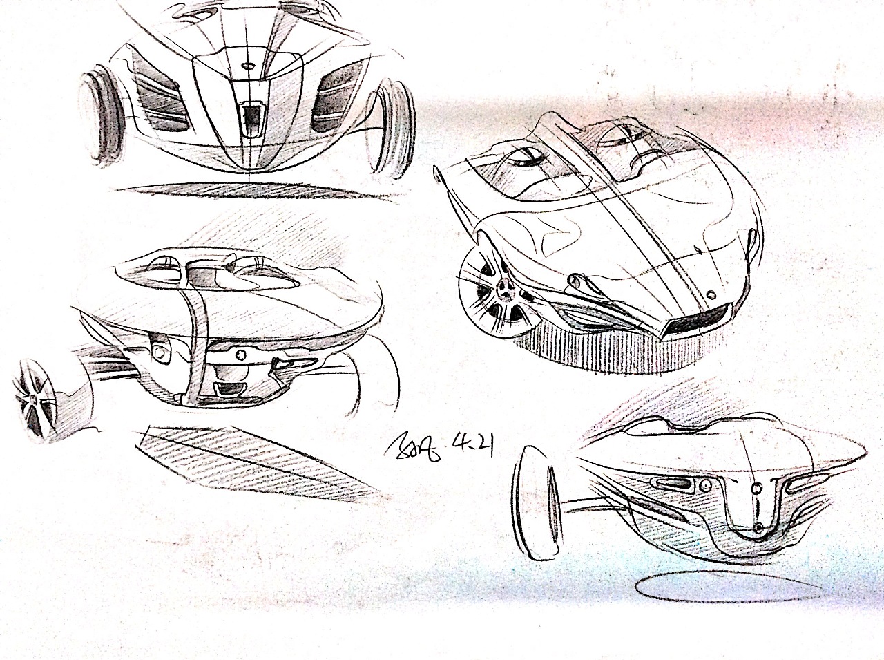 每日一画 工业设计手绘的艺术与工程服务价值